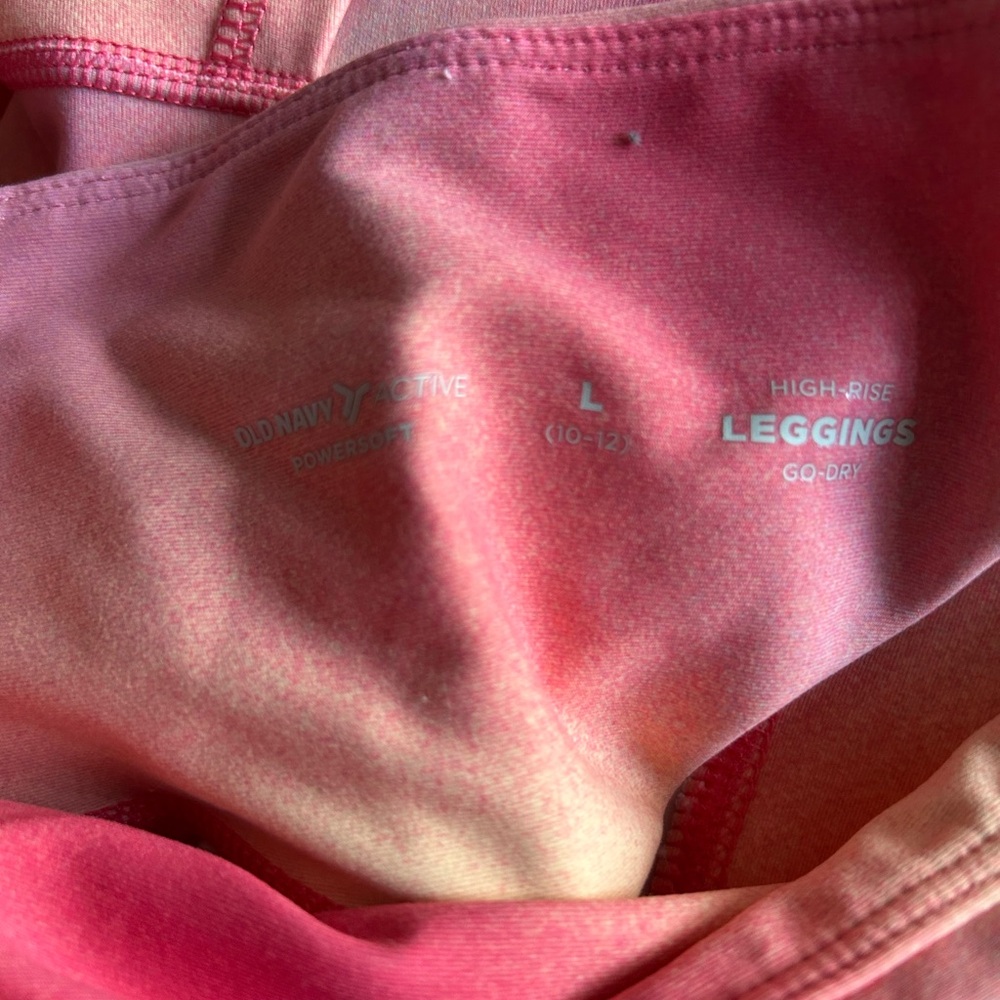 7 Girls Multicolor and Pink Patterned Leggings Lot - Picture 2 of 3